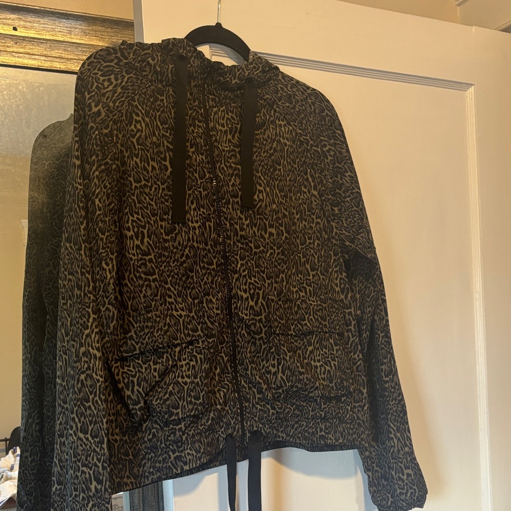 The Upside Leopard Print Jacket